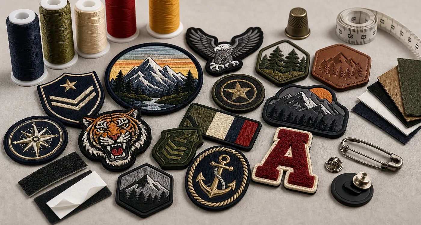 Custom patches for brands teams and merchandise